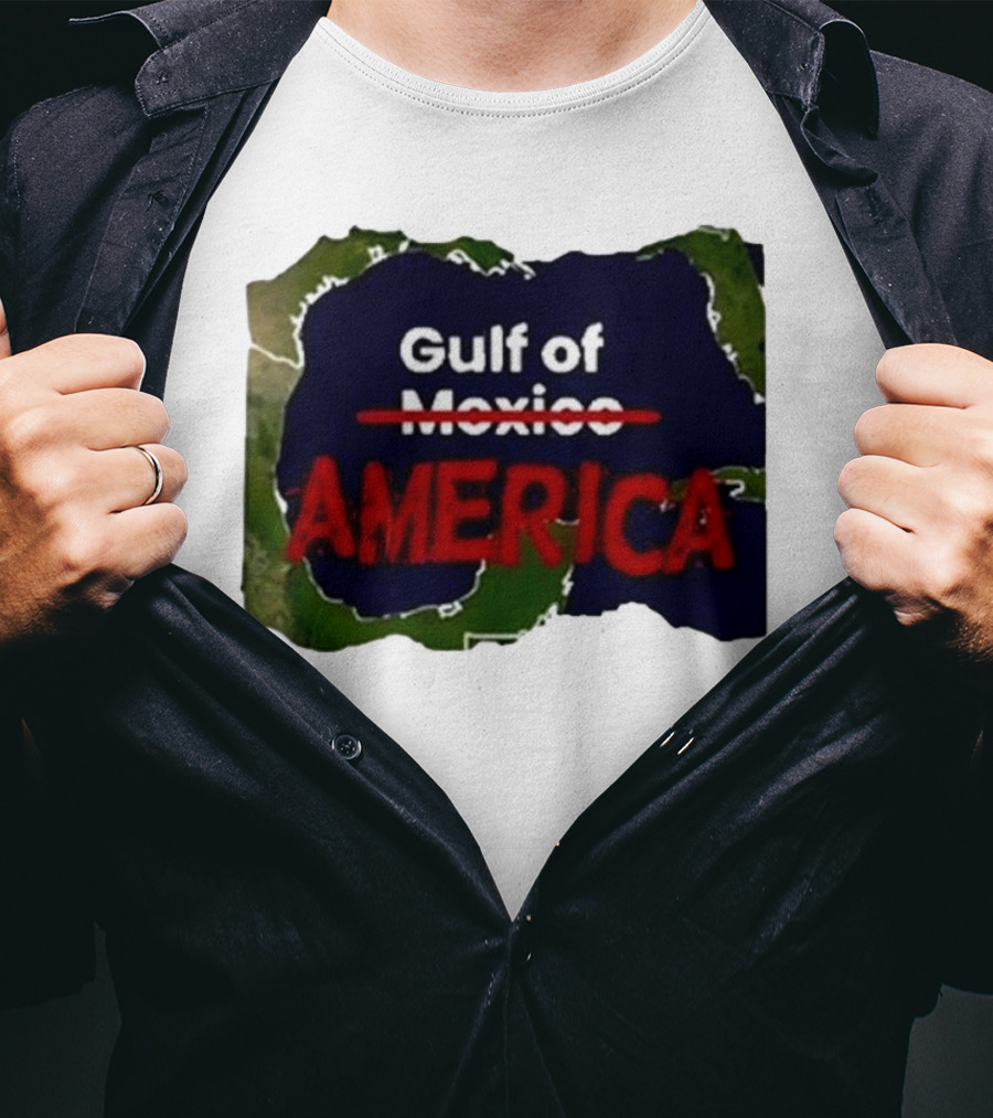 Gulf Of America Map T-Shirt