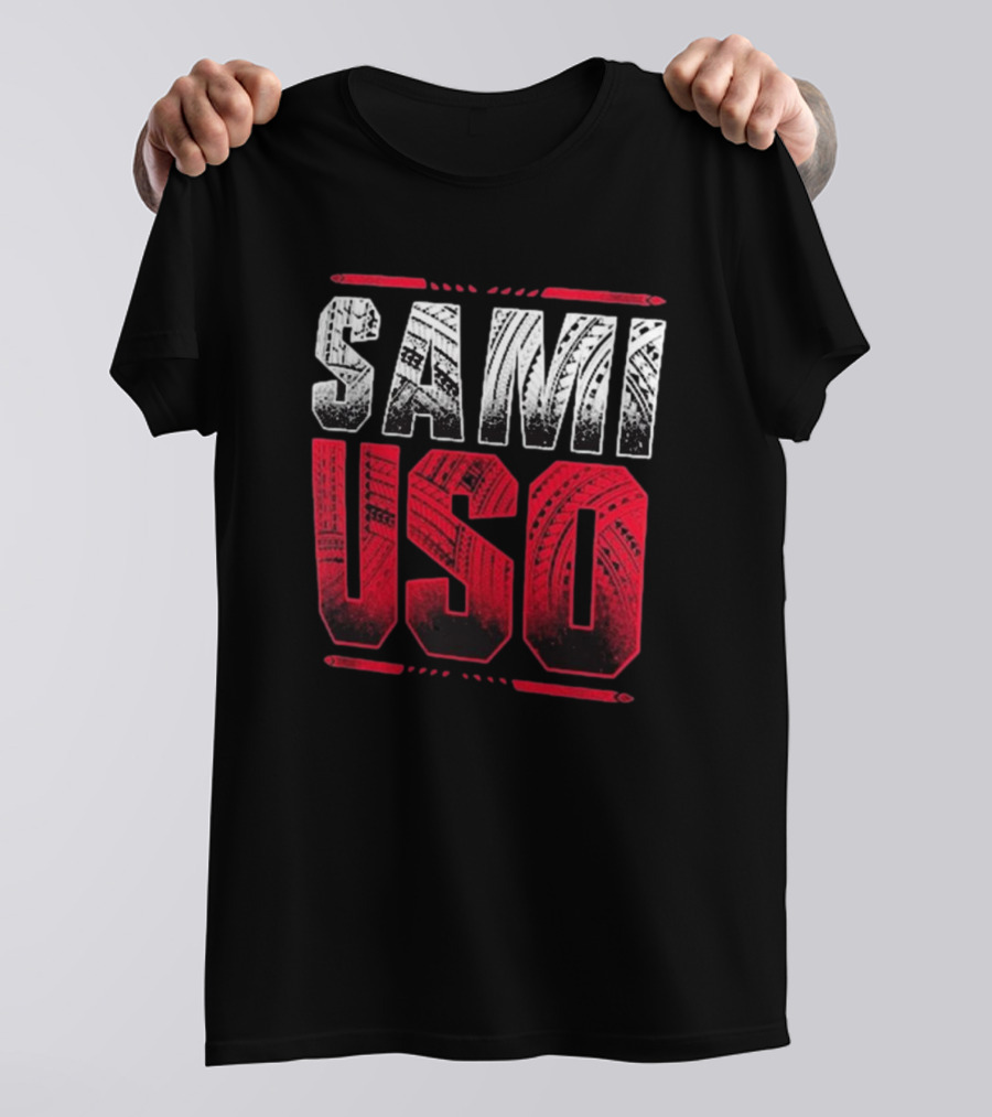 Sami Zayn Sami Uso WWE Roman Reigns Bloodline Tribal T-Shirt