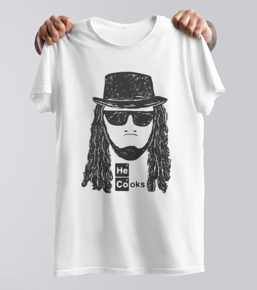 James Cook He Cooks Breaking Bad Parody With Funny Science Twist T-Shirt