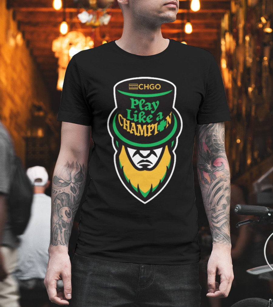 CHGO Play Like A Champion Notre Dame Fighting Irish Iconic T-Shirt