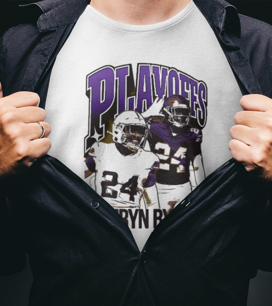 Camryn Bynum Playoffs Minnesota Vikings 24 NFL Vintage T-Shirt