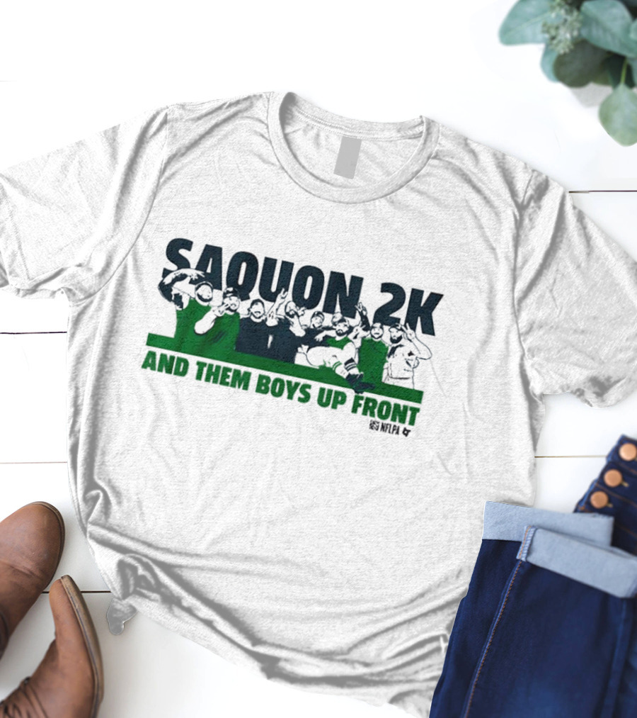 SAQUON 2K AND THEM BOYS UP FRONT NFLPA T-Shirt