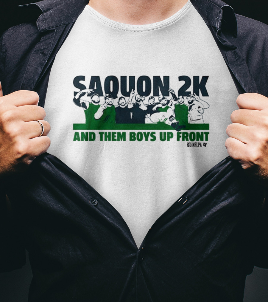 SAQUON 2K AND THEM BOYS UP FRONT NFLPA T-Shirt