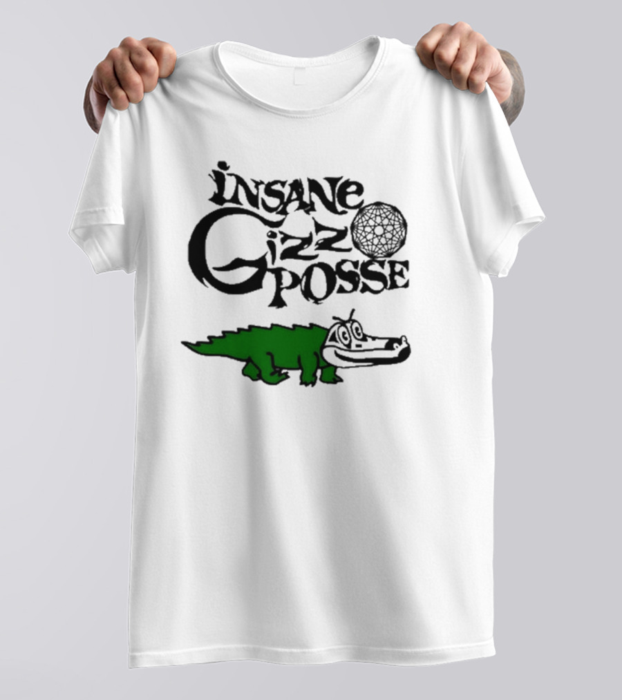 Insane Gizz Posse Crocodile Cartoon Faygo Creme Soda T-Shirt
