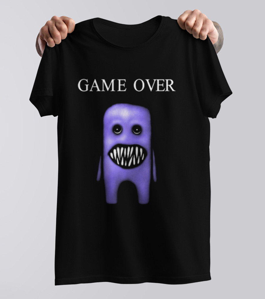 GAME OVER Fuwatti Aooni Purple Monster T-Shirt