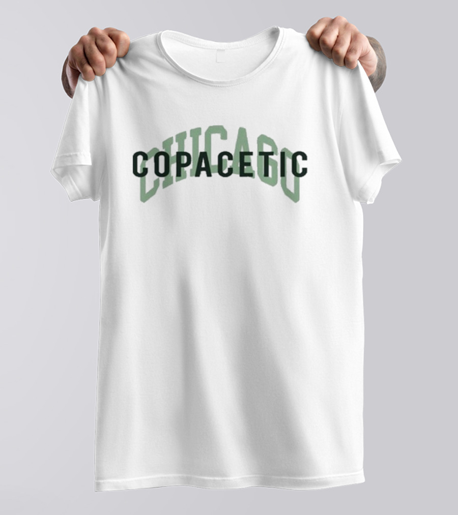 Copacetic Chicago Retro Style Arch Text T-Shirt