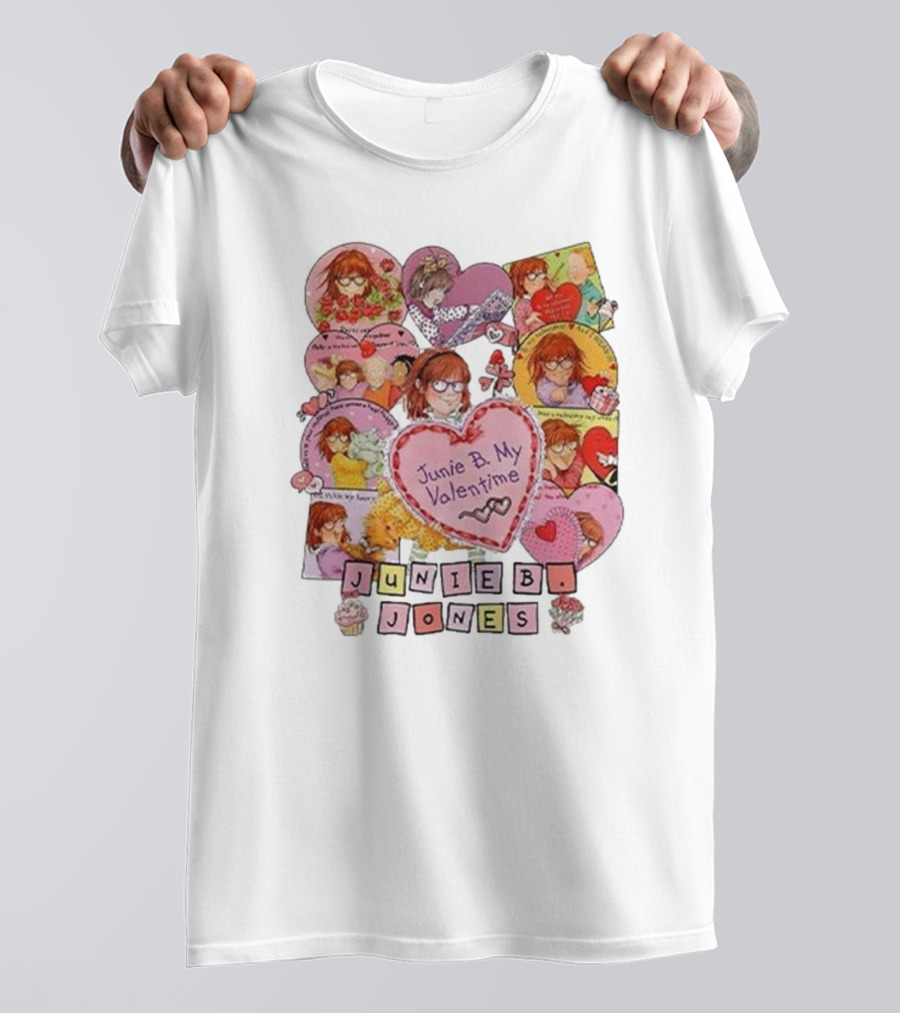 Junie B Jones My Valentine Love Hearts And Adventures T-Shirt