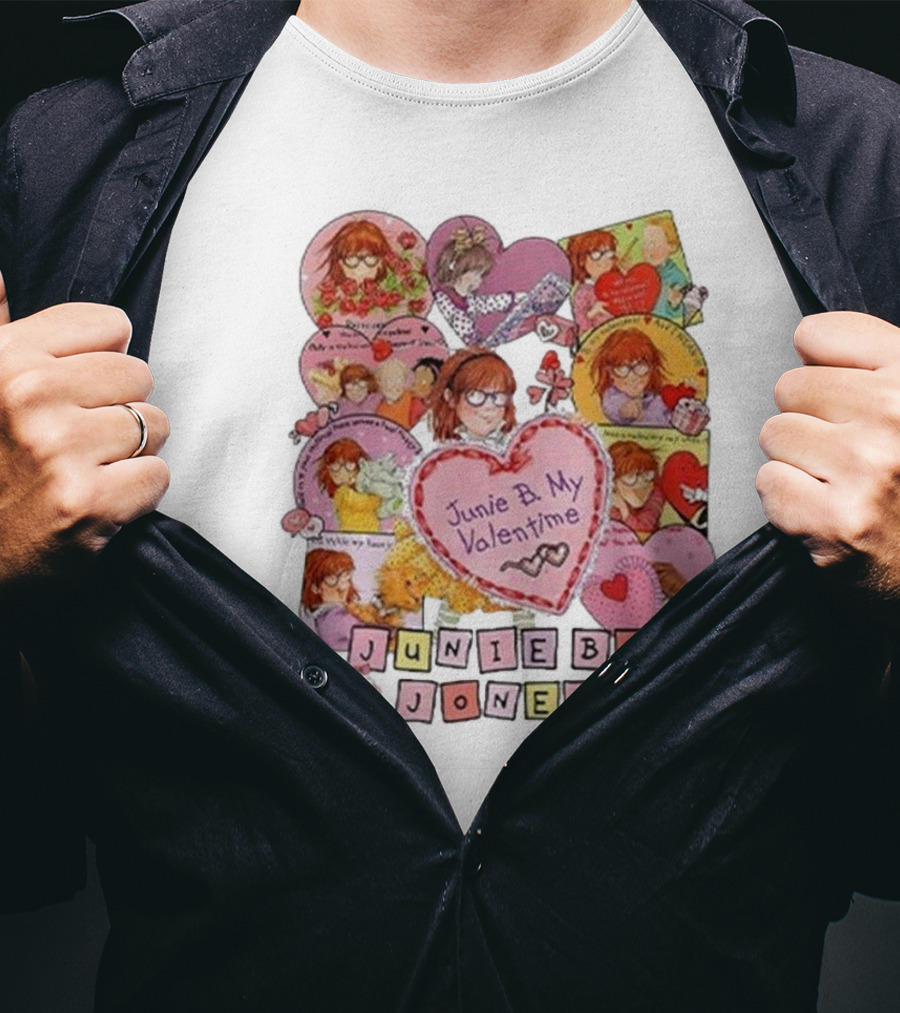 Junie B Jones My Valentine Love Hearts And Adventures T-Shirt