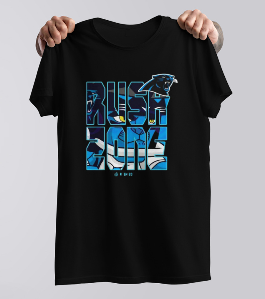 NFL Rush Zone Carolina Panthers Cartoon T-Shirt