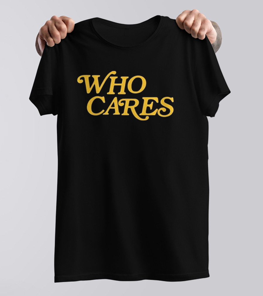 Who Cares Tucker Kraft Green Bay Packers NFL T-Shirt