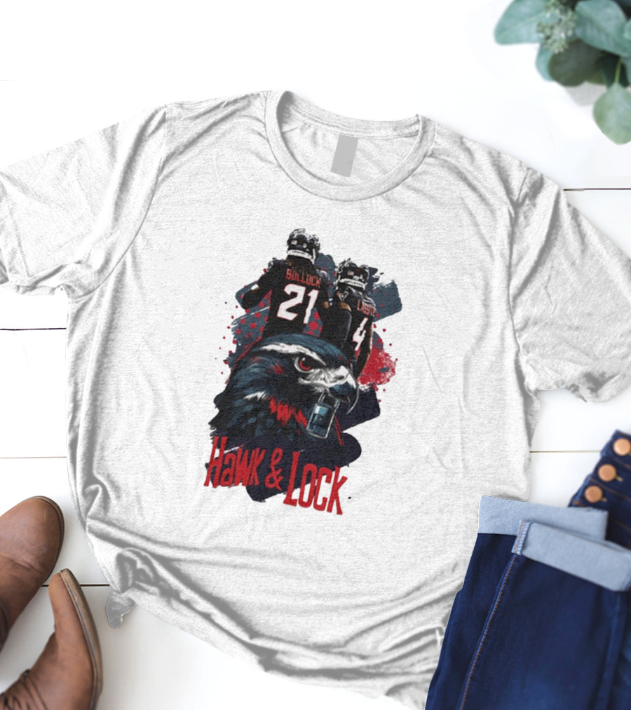 Hawk And Lock Calen Bullock Kamari Lassiter Houston Texans NFL T-Shirt