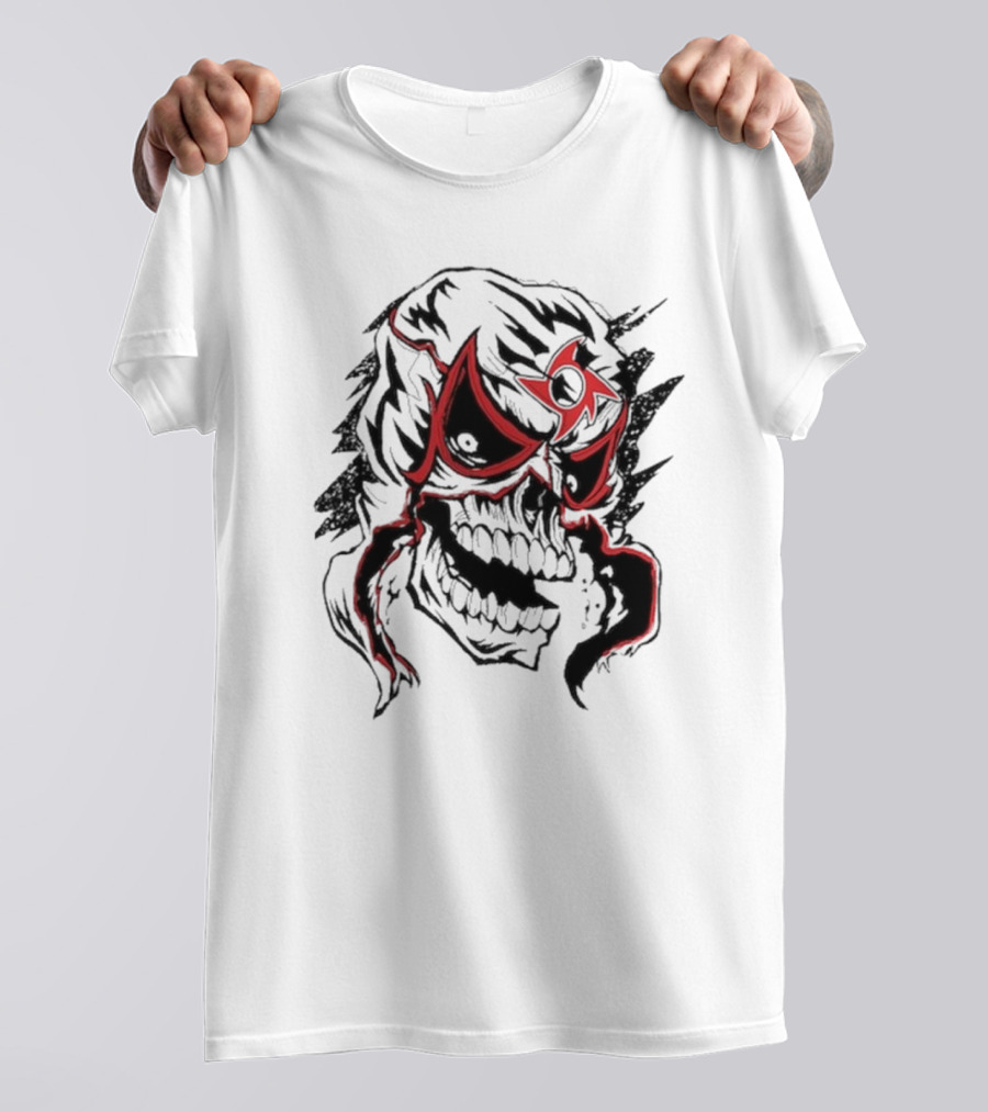 Cero Miedo Penta Mask Skull Design WWE New T-Shirt
