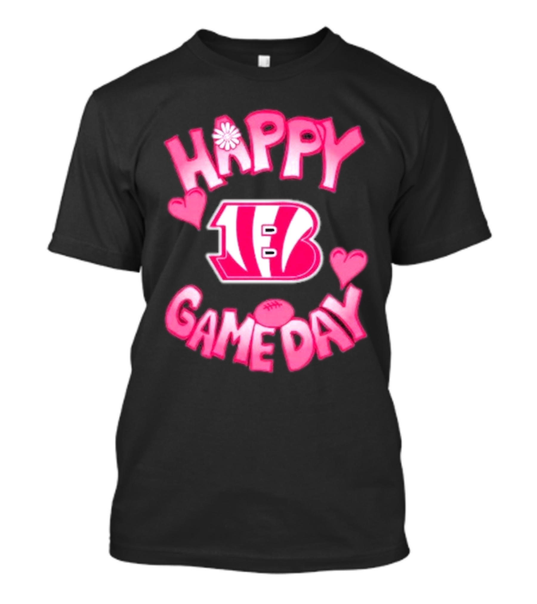 Cincinnati Bengals Happy Gameday Valentine’s Day 2025 T-Shirt