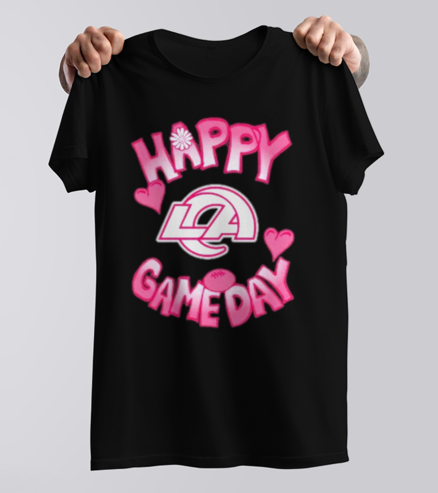 Happy Gameday Los Angeles Rams Valentine’s Day 2025 T-Shirt