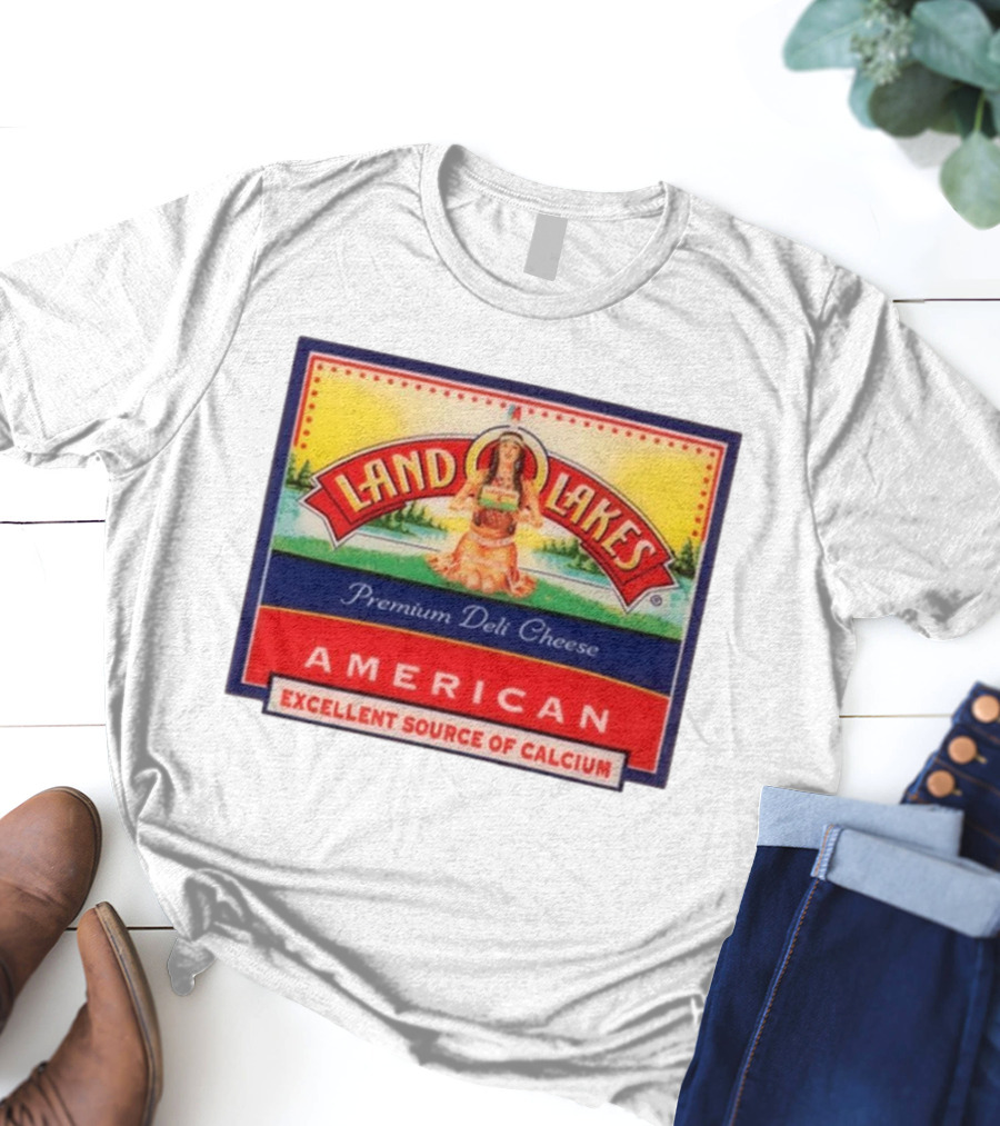 Land O Lakes Premium Deli Cheese American Excellent Source Of Calcium T-Shirt