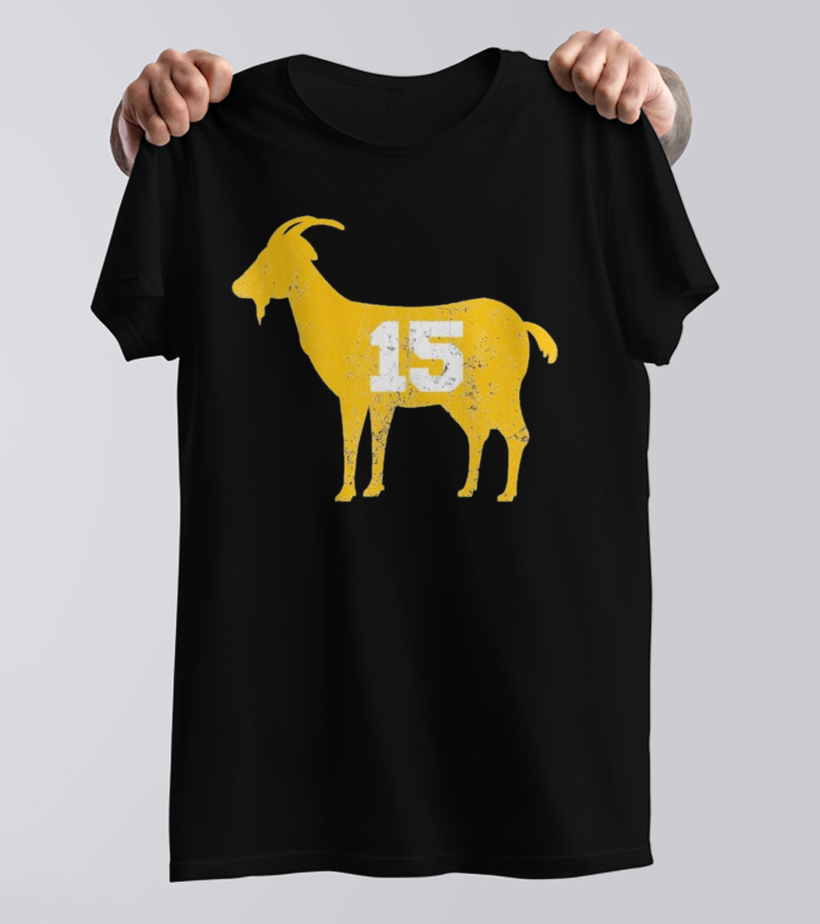Goat 15 Yellow Silhouette Toddler Fine Jersey T-Shirt