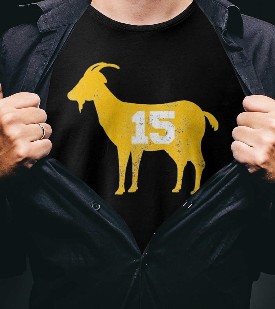 Goat 15 Yellow Silhouette Toddler Fine Jersey T-Shirt
