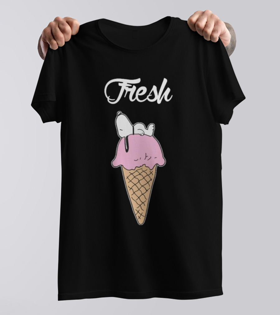 Fresh Snoopy Ice Cream Cone T-Shirt
