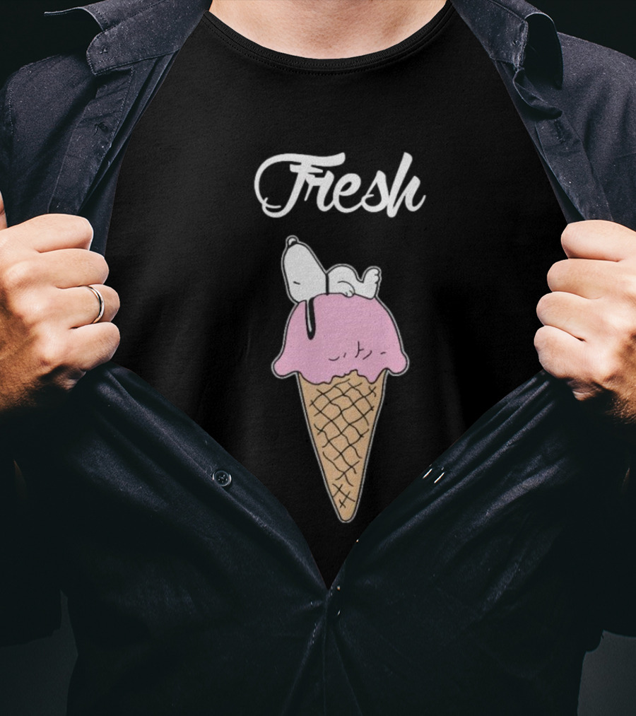 Fresh Snoopy Ice Cream Cone T-Shirt