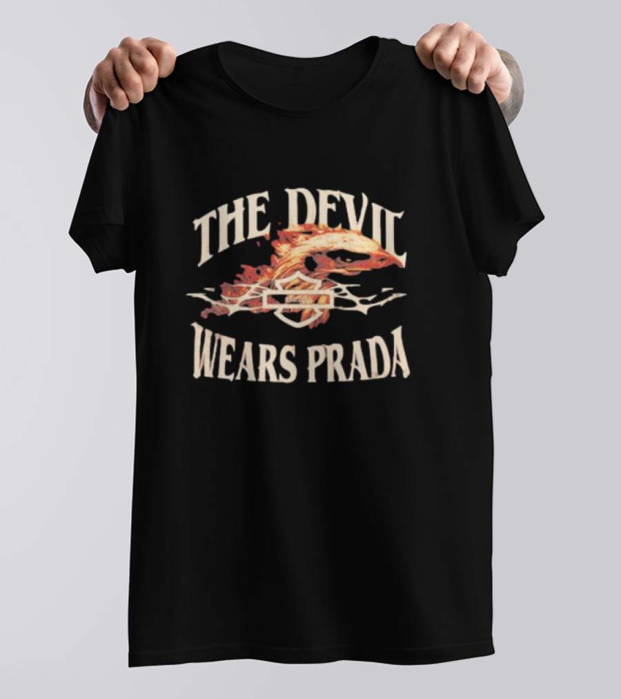 The Devil Wears Prada Harley Flames T-Shirt