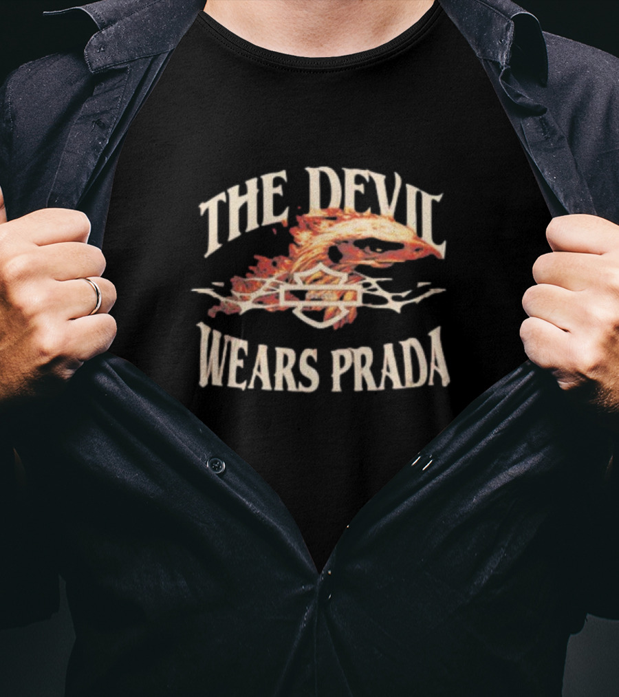 The Devil Wears Prada Harley Flames T-Shirt