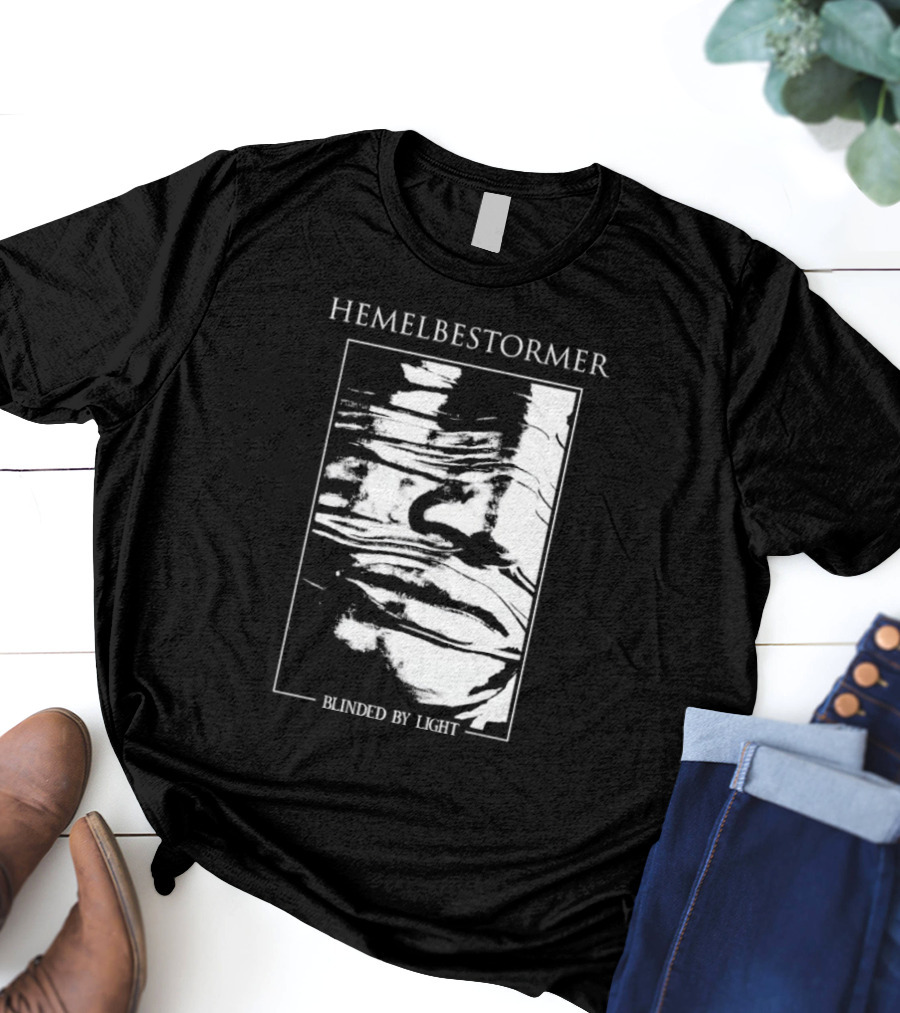 Hemelbestormer Blinded By Light Abstract Black And White Graphic T-Shirt