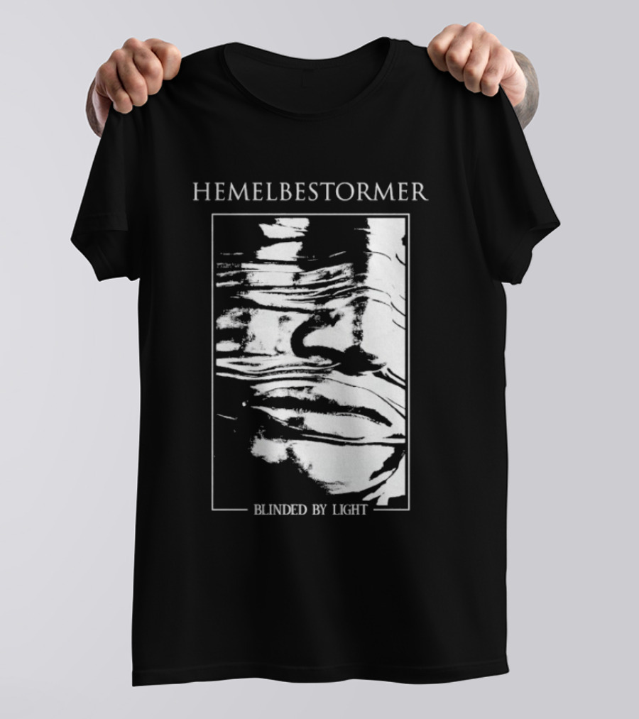 Hemelbestormer Blinded By Light Abstract Black And White Graphic T-Shirt