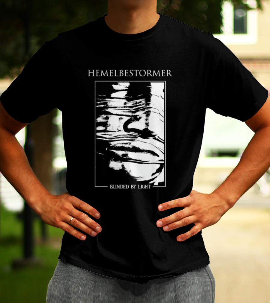 Hemelbestormer Blinded By Light Abstract Black And White Graphic T-Shirt