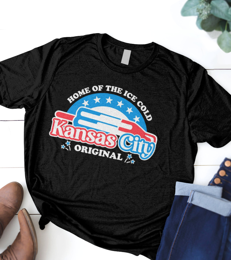 Home Of The Ice Cold Kansas City Original Popsicle Stars T-Shirt