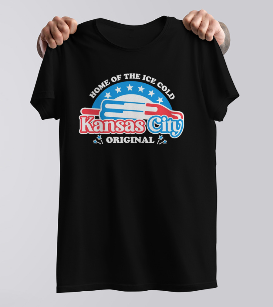 Home Of The Ice Cold Kansas City Original Popsicle Stars T-Shirt