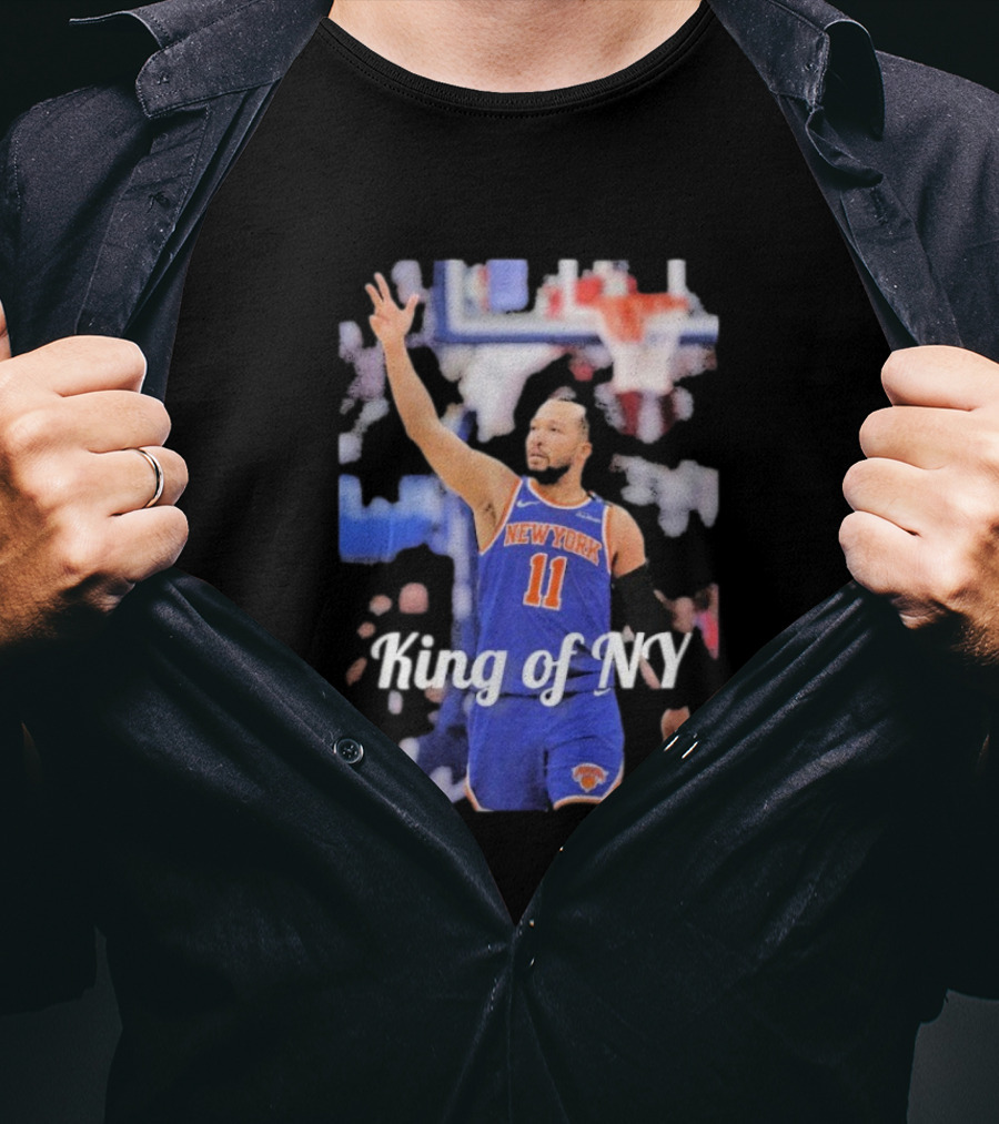 Jalen Brunson 11 New York Knicks King Of NY T-Shirt