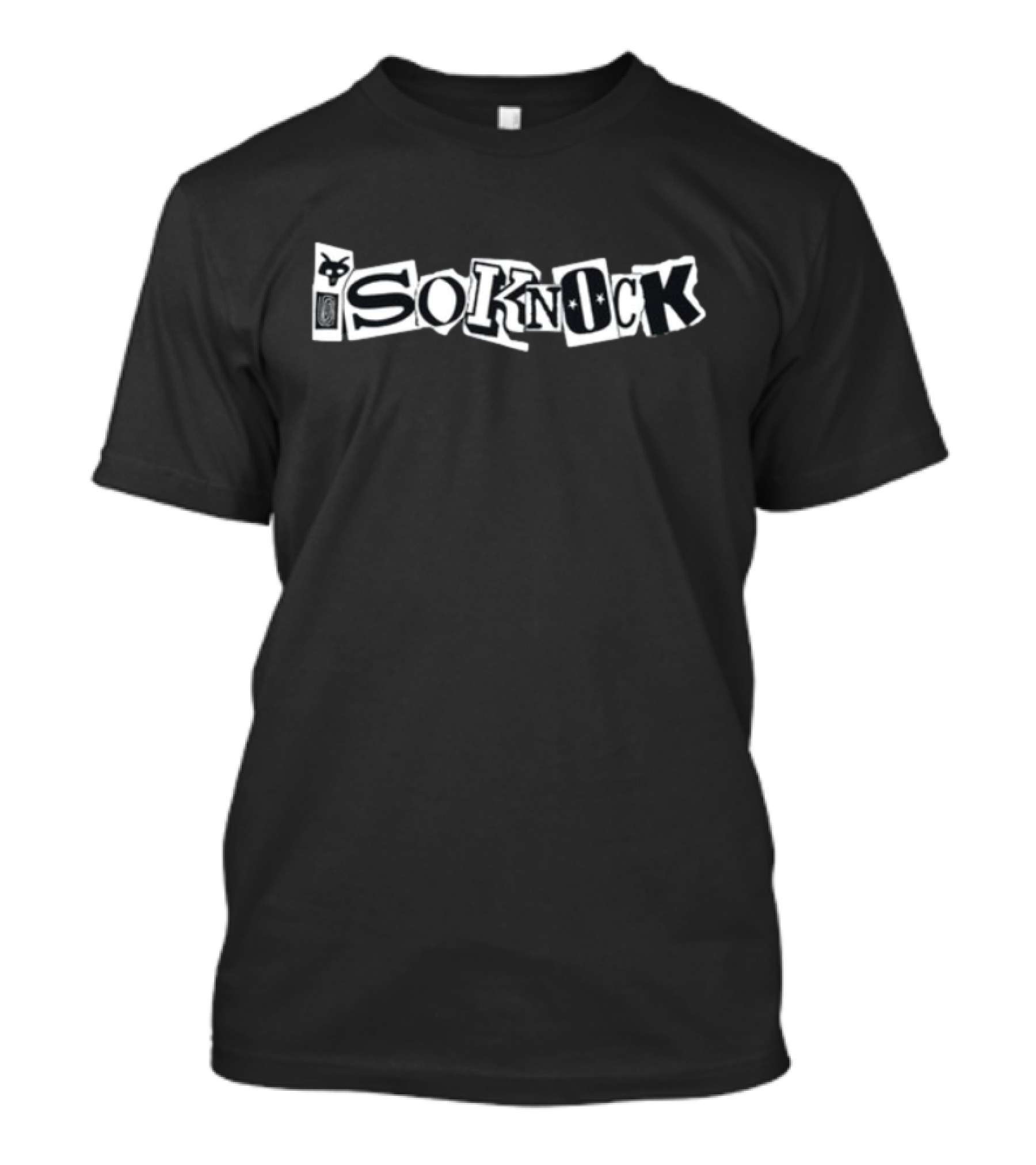 Isoknock Sd4evr Text Collage Style T-Shirt