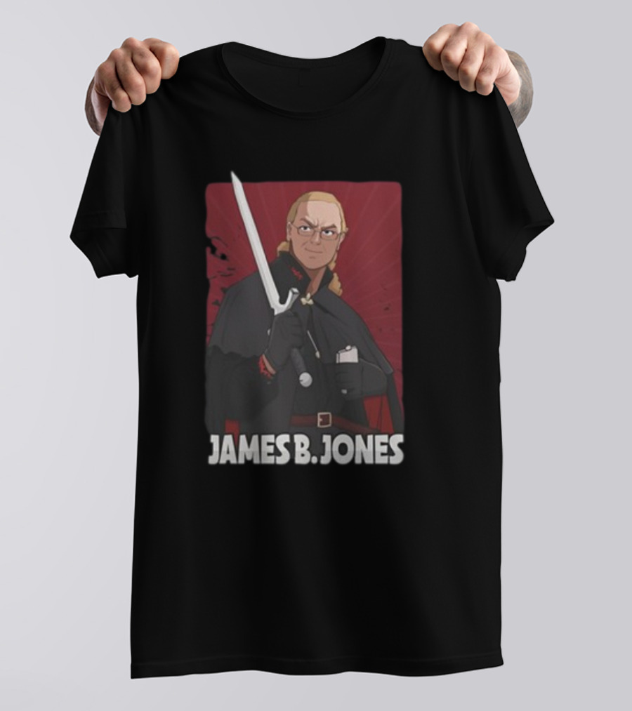 James B. Jones Anime Sword Warrior T-Shirt