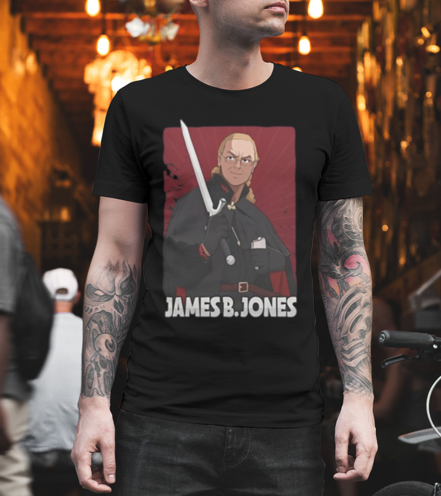 James B. Jones Anime Sword Warrior T-Shirt