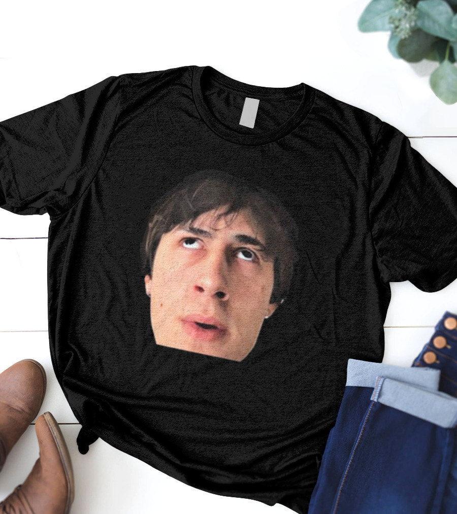 ``` James Clark Looking Up Expression Face ``` T-Shirt