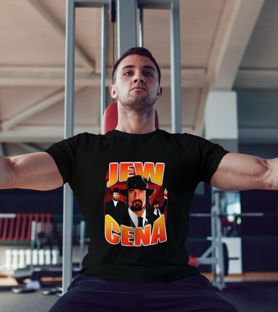Jew Cena Fedora Hat Jewish Attire Ensemble T-Shirt