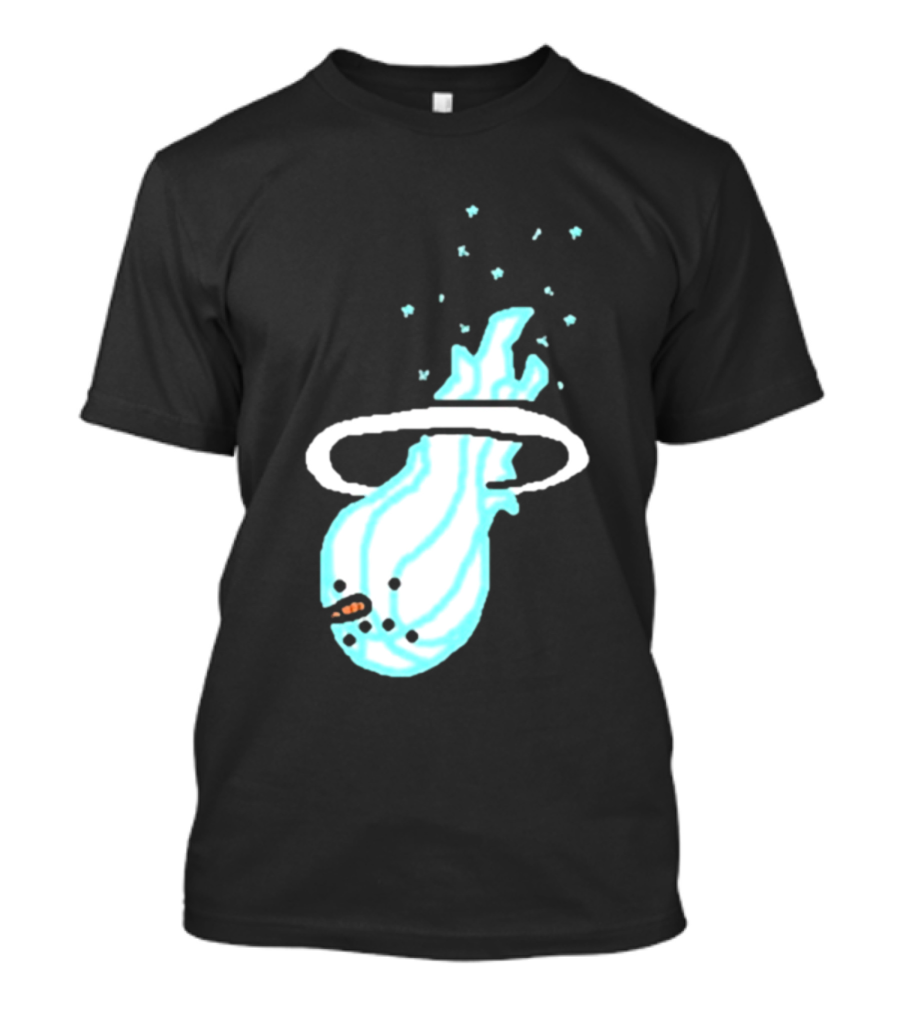 Jimmy Butler Miami Heat Icy Flame Basketball Concept T-Shirt