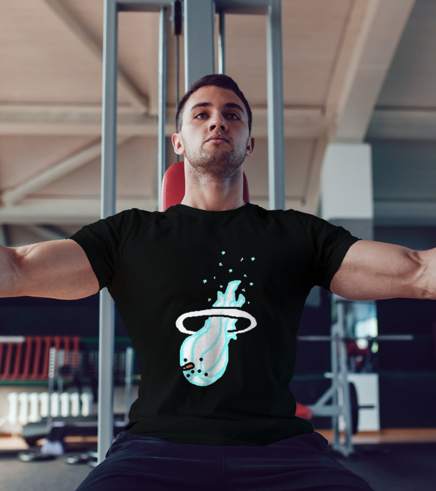 Jimmy Butler Miami Heat Icy Flame Basketball Concept T-Shirt