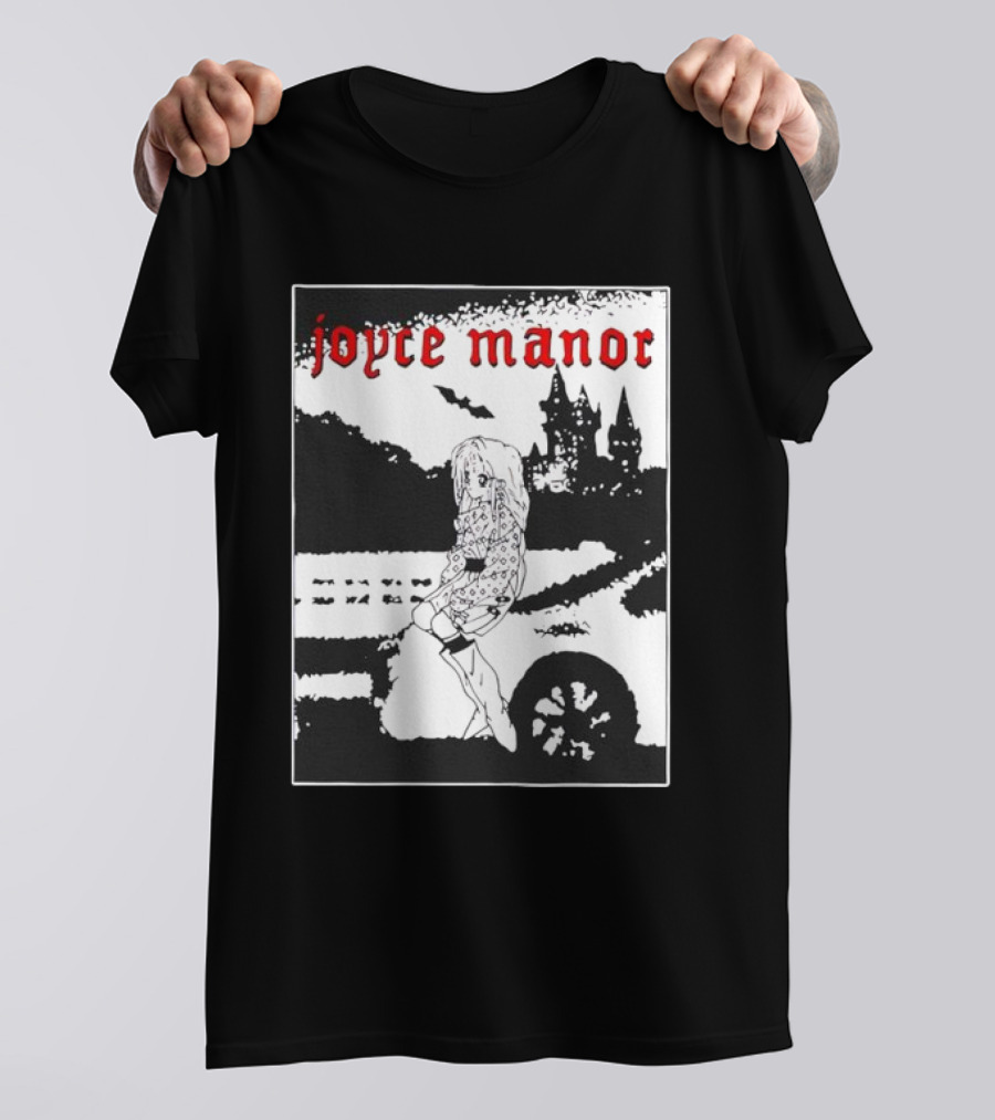 Joyce Manor Castle Anime Girl And Bat T-Shirt
