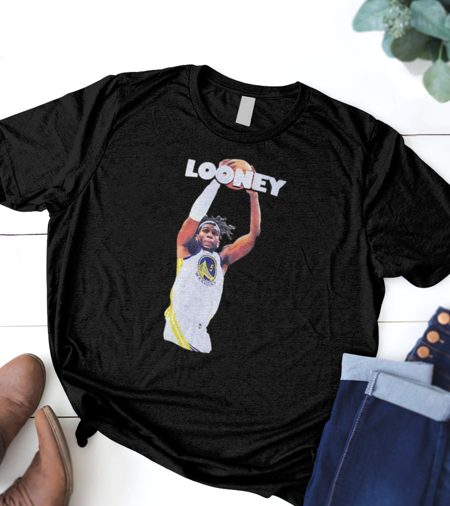 Looney Basketball Action Golden State Warriors 5 T-Shirt