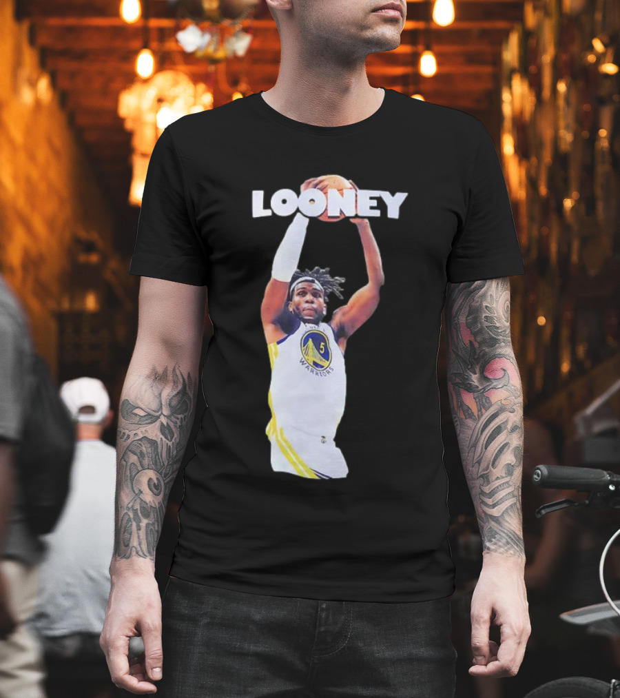 Looney Basketball Action Golden State Warriors 5 T-Shirt