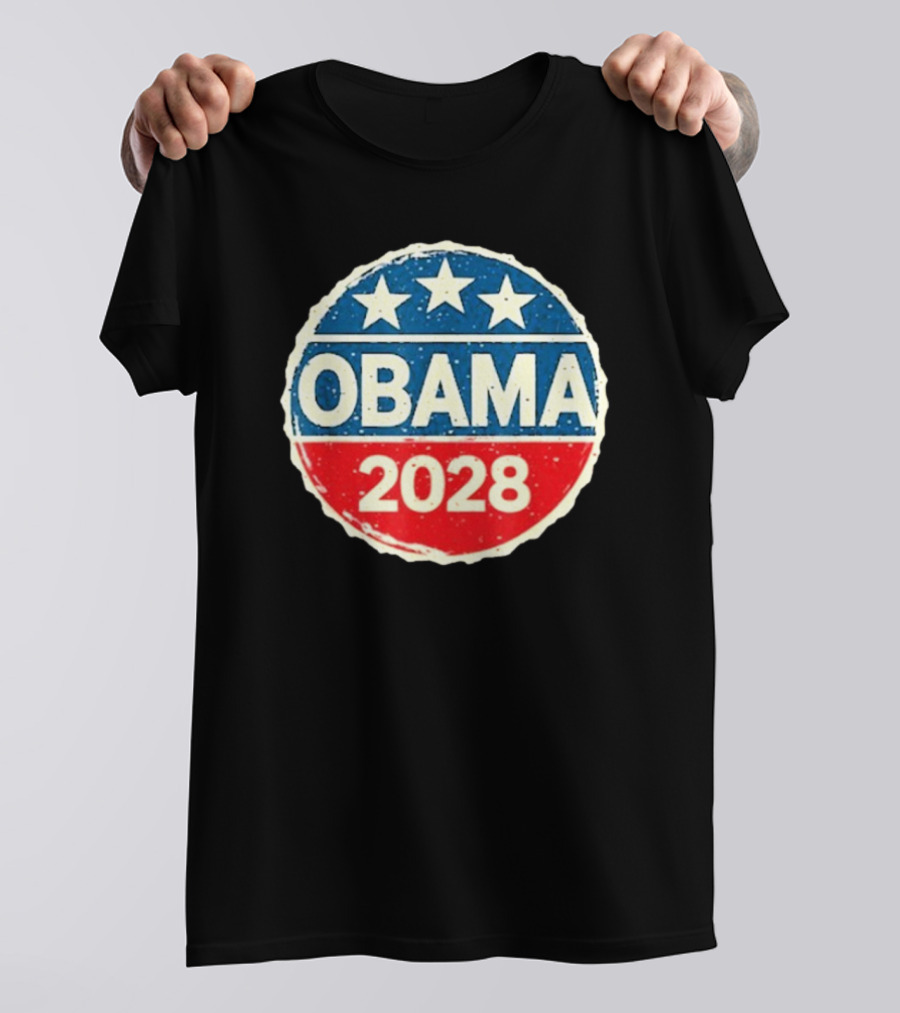 Lisa Guerrero Obama 2028 Three Star Blue Red T-Shirt