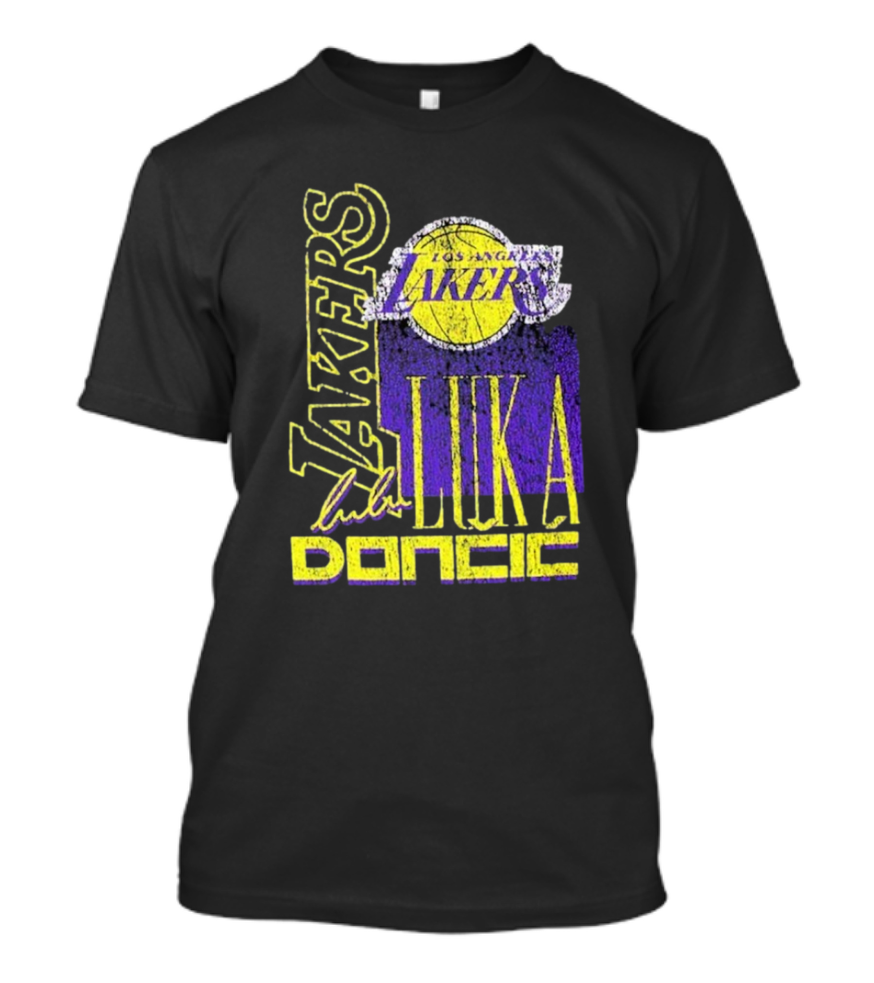 Los Angeles Lakers Luka Doncic NBA Player New Era T-Shirt