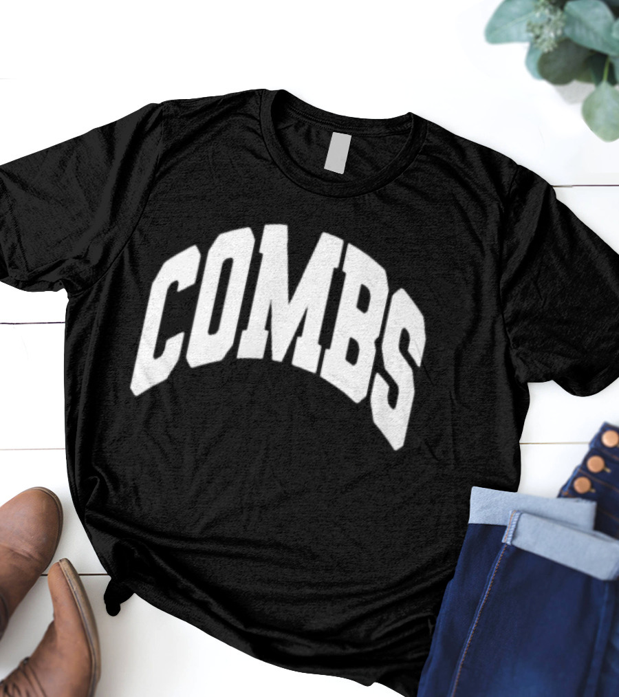 Luke Combs Merch Combs Arched 3D Lettering T-Shirt