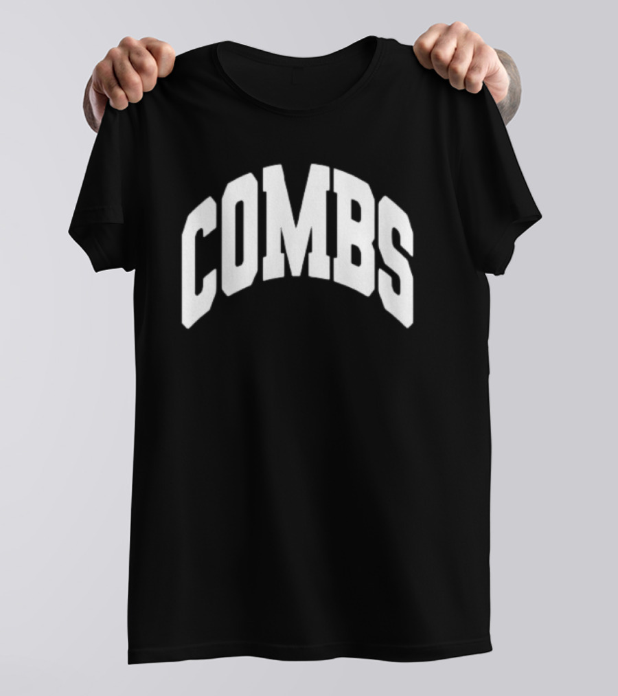 Luke Combs Merch Combs Arched 3D Lettering T-Shirt