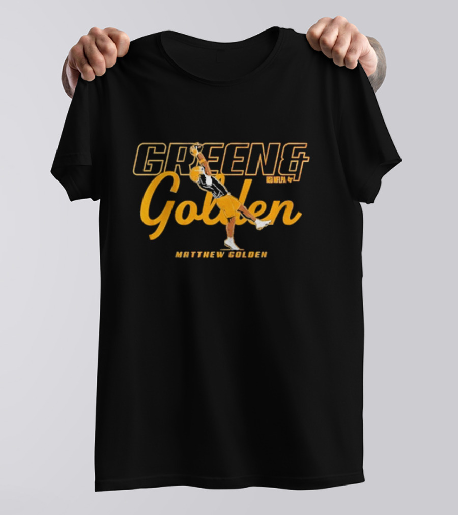 Green And Golden Matthew Golden Catch 88 T-Shirt