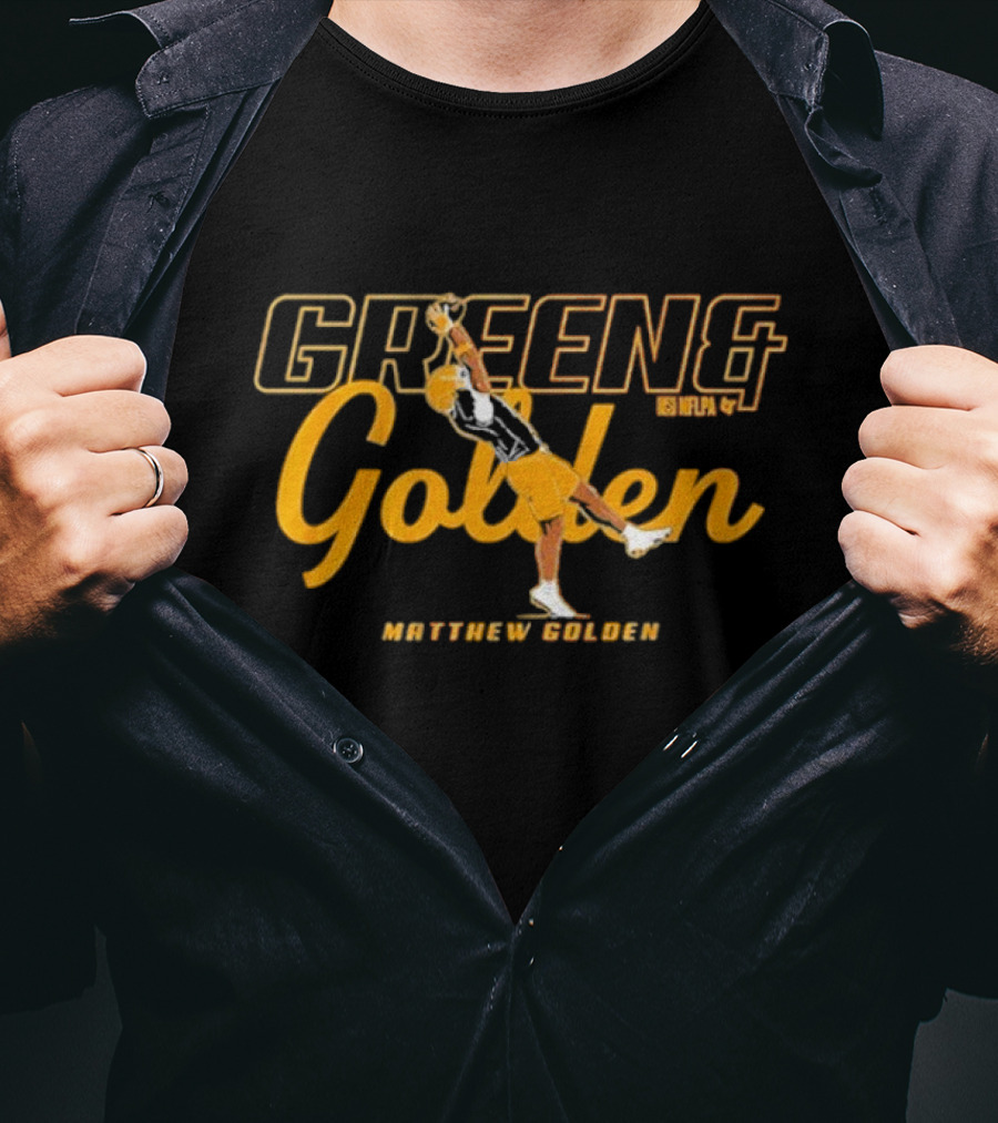 Green And Golden Matthew Golden Catch 88 T-Shirt