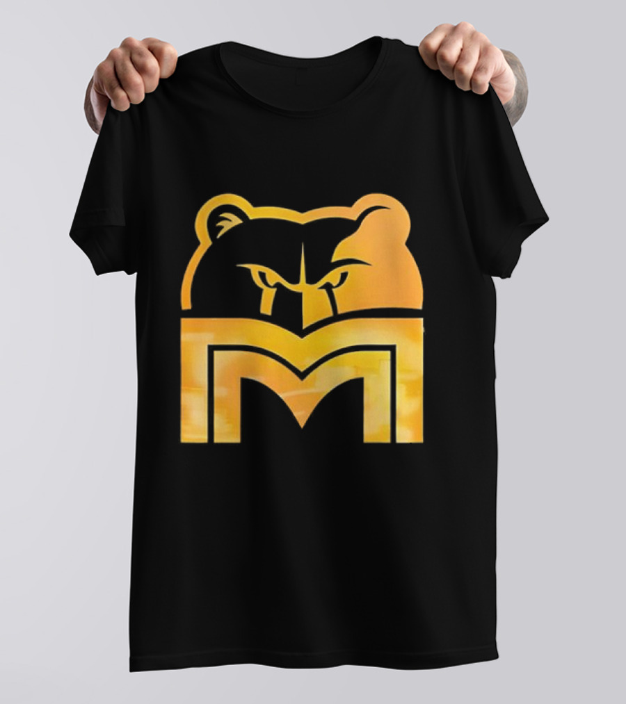 Memphis Grizzlies Playoff Pick Em 2025 Bear Head Logo T-Shirt
