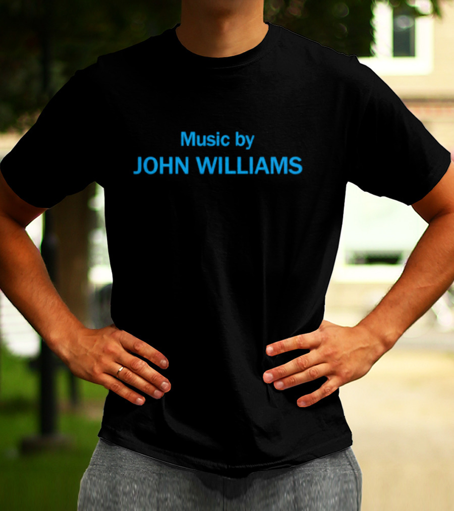 Music By John Williams Iconic Composer Tribute T-Shirt