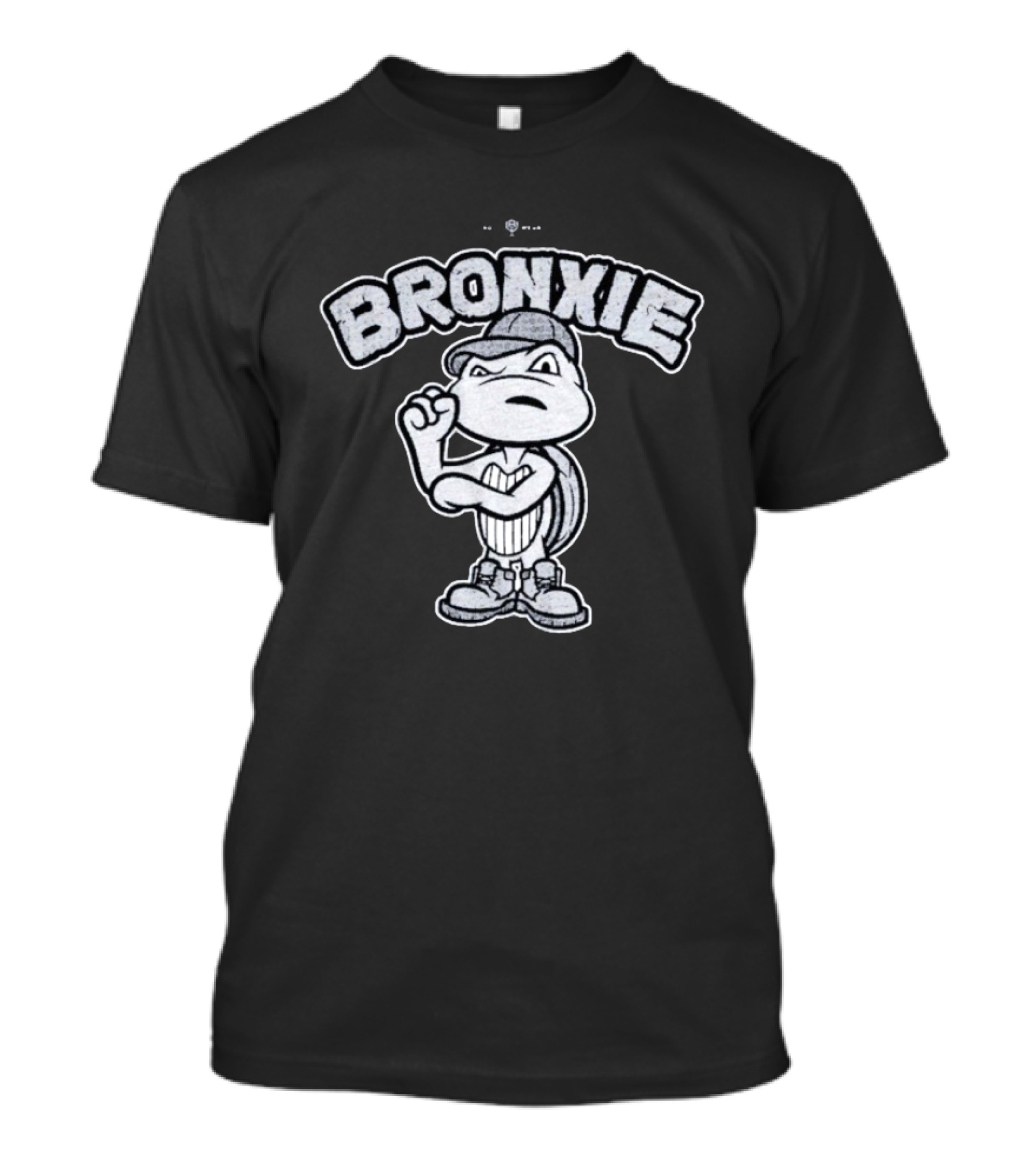 New York Yankees Bronxie The Turtle Mascot With Cap And Sneakers T-Shirt